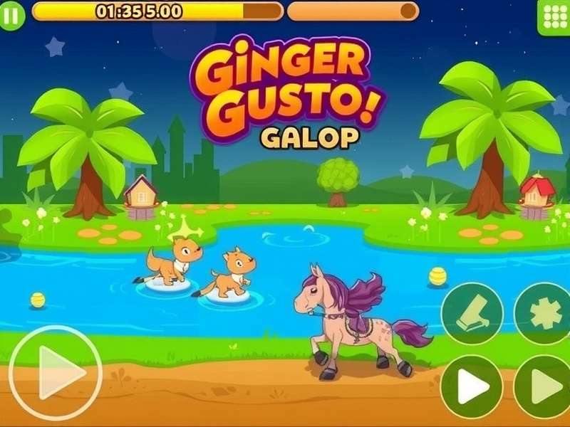Ginger Gusto Gallop Game Screenshot